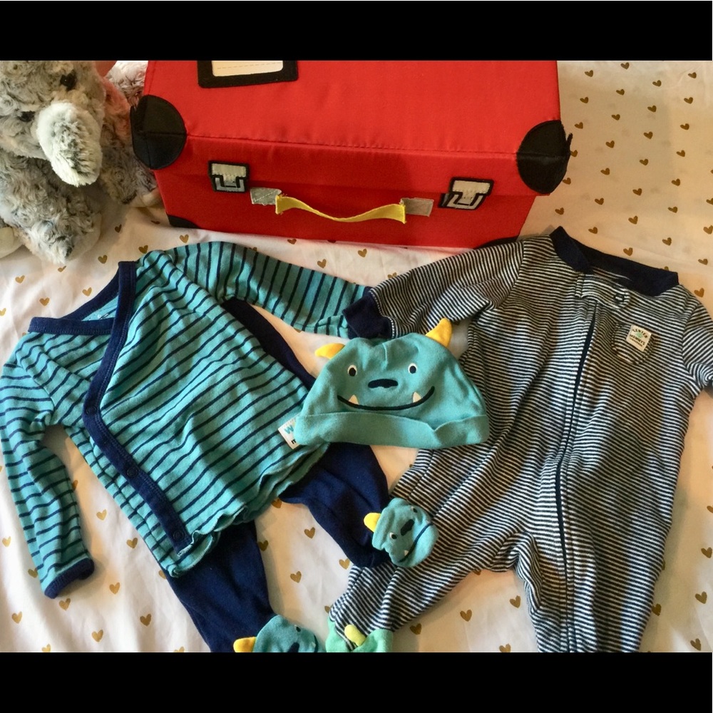 Carters Baby “Monster” 4 Piece Set